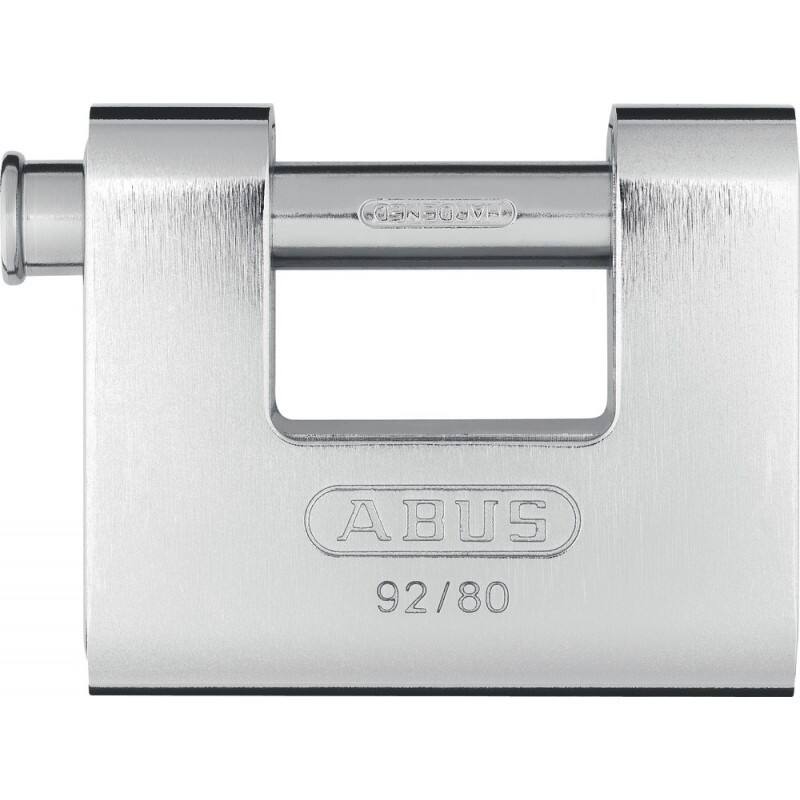 ABUS Padlock Keys 92/80 7.8 x 6.5 cm Silver 1 x Carded Padlock