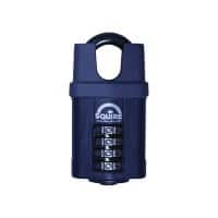 Squire Padlock Combination CP50CS Dual Compound Cover Blue 1 x Combination Padlock