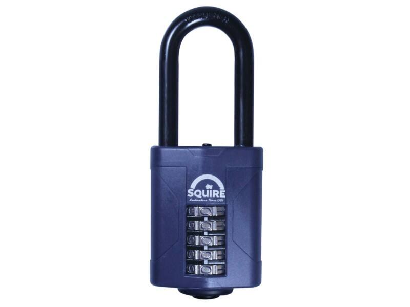 Squire Padlock Combination CP60/2.5 Dual Compound Cover Blue 1 x Combination Padlock