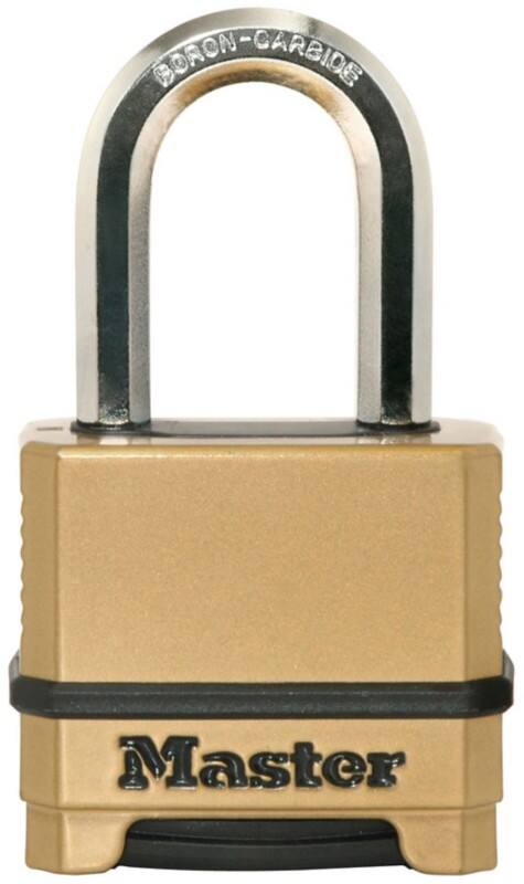 Master lock Padlock M175EURDLF 5.6 x 9.7 cm Combination Zinc Gold