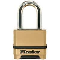 Master lock Padlock M175EURDLF 5.6 x 9.7 cm Combination Zinc Gold