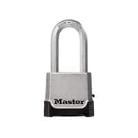 Master lock Padlock M176EURDLH 5.6 x 11 cm Combination Zinc Black, Grey