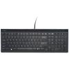 Kensington Advance Fit Wired Full-Size Slim Keyboard K72357UK QWERTY 2 m USB-A Cable Black