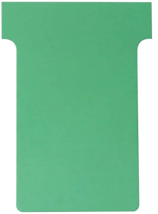 Nobo T-Cards Size 4 Green 5 Packs of 100