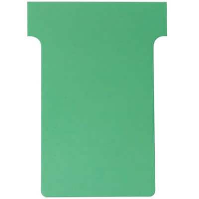 Nobo Size 2 T-Cards A50 Green Pack of 100