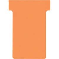 Nobo Size 2 T-Cards Orange Pack of 100