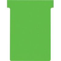 Nobo Size 3 T-Cards Green Pack of 100