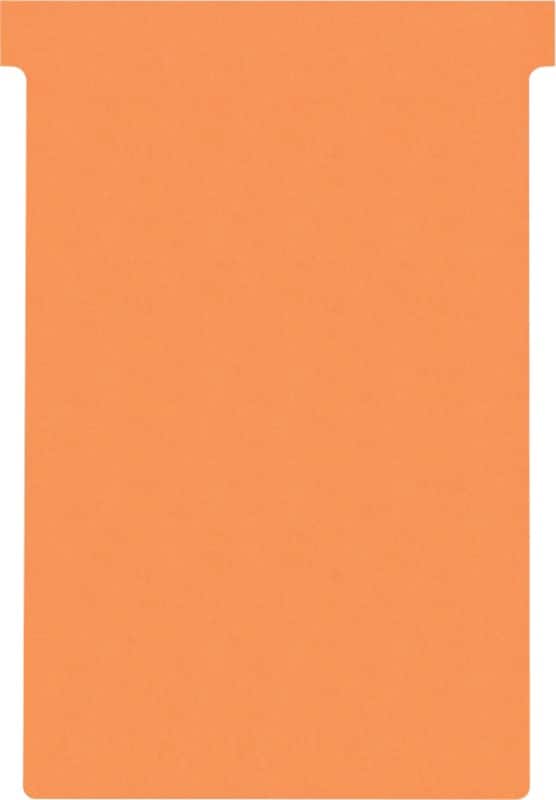 Nobo T-Cards Size 4 Orange 5 Piacks of 100