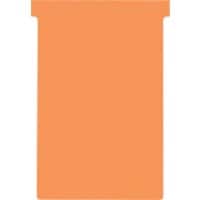 Nobo Size 4 T-Cards Orange Pack of 100