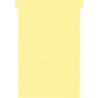 Nobo Size 4 T-Cards Yellow Pack of 100