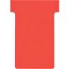 Nobo Size 2 T-Cards Red Pack of 100