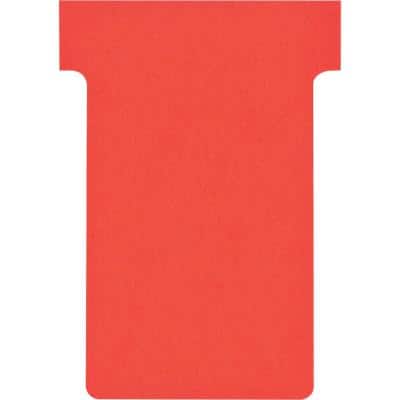 Nobo Size 2 T-Cards Red Pack of 100