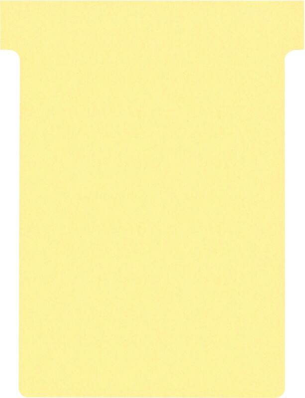 Nobo T-Cards Size 3 8 x 12 cm Yellow 5 Packs of 100