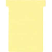 Nobo Size 3 T-Cards Yellow Pack of 100