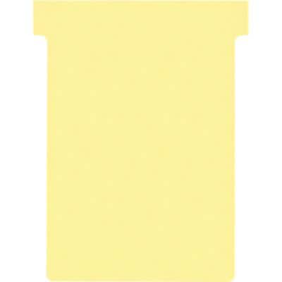 Nobo Size 3 T-Cards Yellow Pack of 100