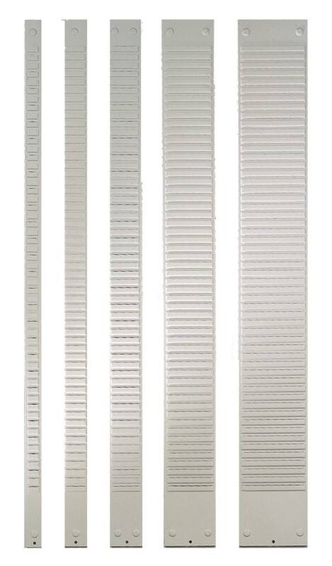 Nobo Size 4 T-Card Panel with 54 Slots Metal Grey 12.6 x 1 x 95 cm 