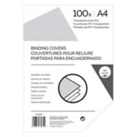 Binding Cover A4 Plastic 140-145 Microns Transparent Pack of 100