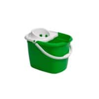 Purely Smile Mop Bucket Plastic 12 L Green