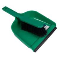 Purely Smile Plastic Dustpan and Brush Green