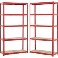 BIGDUG Shelving Unit 2 Shelves 1780 x 900 x 400 mm