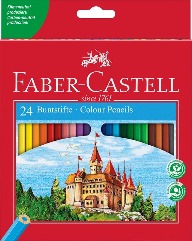 Faber-Castell Classic Colour Colouring Pencils Assorted Pack of 24