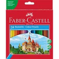 Faber-Castell Pencil Classic Colour Assorted Pack of 24