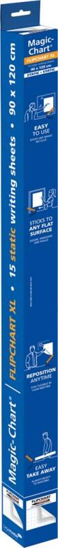 Legamaster Magic-Chart Whiteboard Foil Squared Special format 15 Sheets
