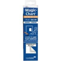 Legamaster  Magic-Chart Whiteboard 7-159100-A4 29,7 x 21 cm Plain White Roll of 25 sheets
