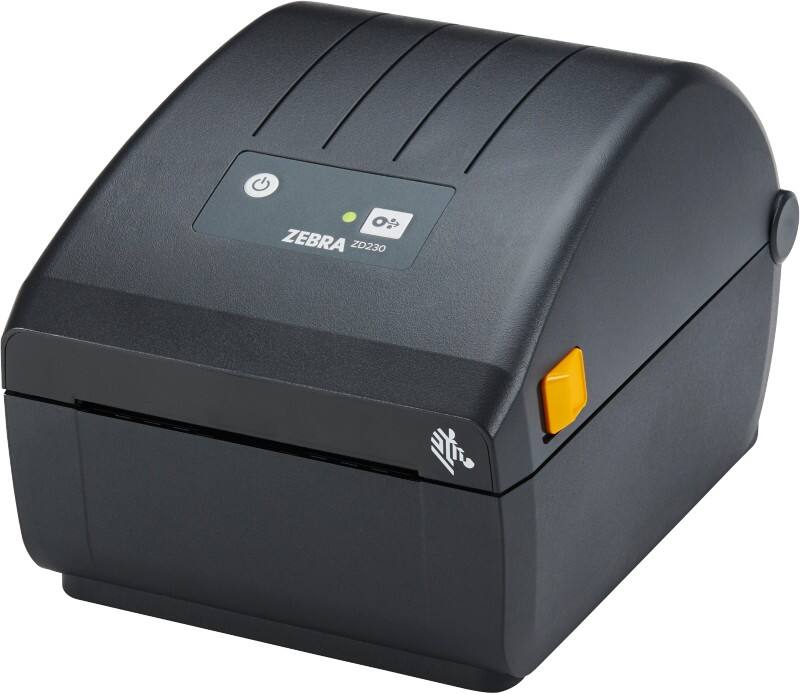 Zebra Thermal Desktop Label Printer ZD230 203 DPI Peeler USB Black