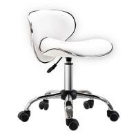 HOMCOM Office Chair White PU, Sponge 921-076