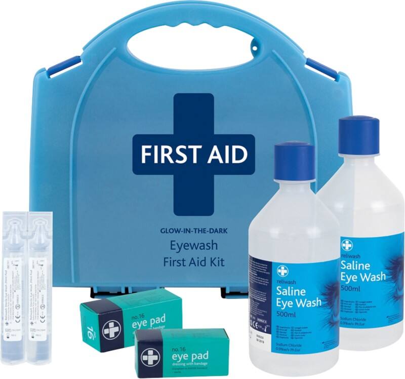 Reliance Medical Glow in the Dark Double Eye Wash Kit