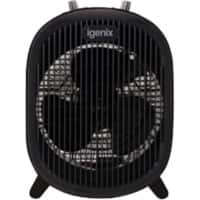 igenix Heater IG9022 Black 1 Speed Setting 12 x 26 x 19 cm