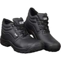 4 D-Ring Chukka Black Safety Boots UK 8 Euro 42