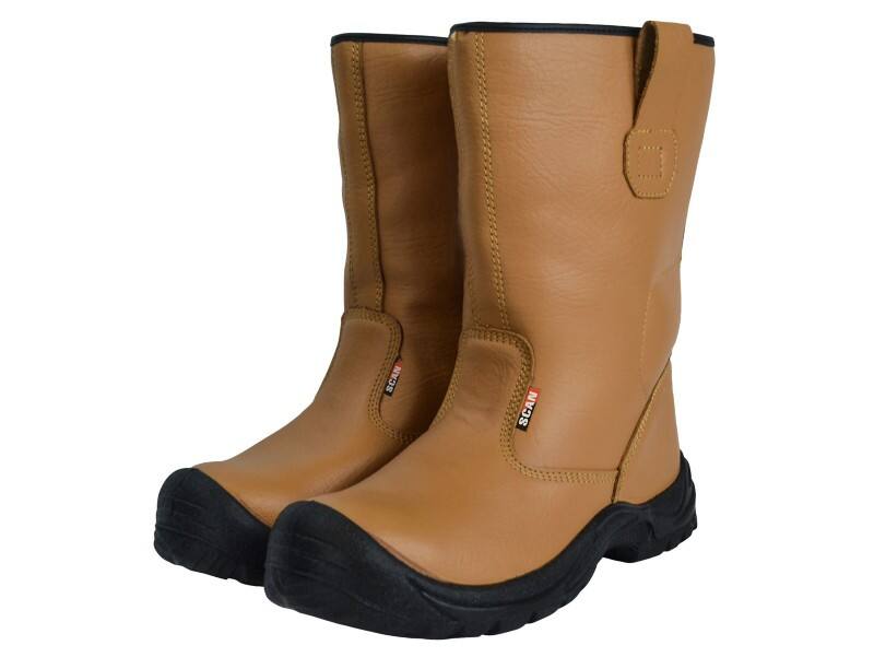 Texas Lined Tan Rigger Boots UK 7 Euro 41