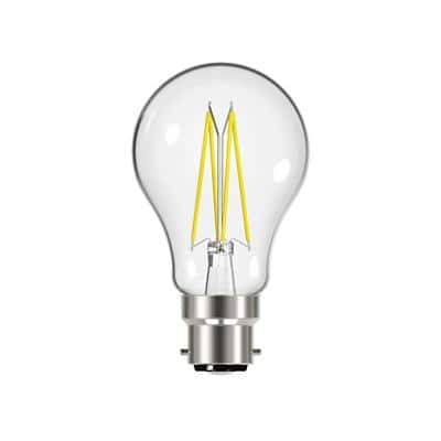 LED Bulb BC (B22) GLS Filament Dimmable  Warm White 806 lm 7.2W