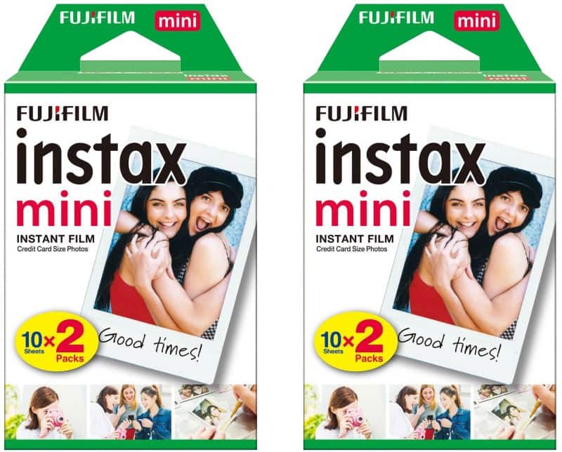 Fujifilm Instant Photo Film Glossy White Suitable for instax Mini Pack of 40