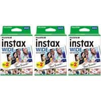 Fujifilm Instant Photo Film Wide White Suitable for instax Mini Pack of 60