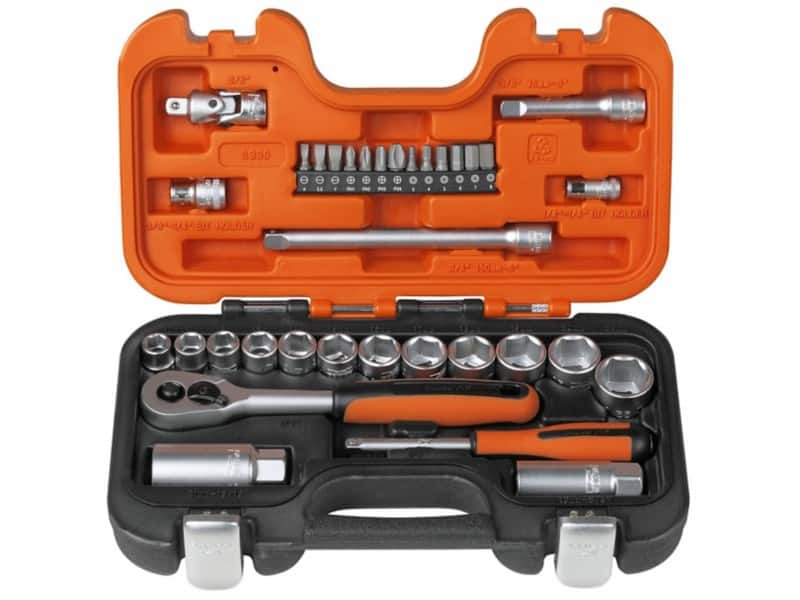 S330 Socket Set of 34 Metric 1.4in & 3.8in Drive