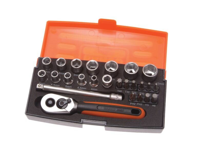 SL25 Socket Set of 25 Metric 1.4in Drive