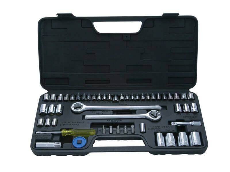 Socket Set of 52 Metric & AF 1.4 3.8 & 1.2in Drive