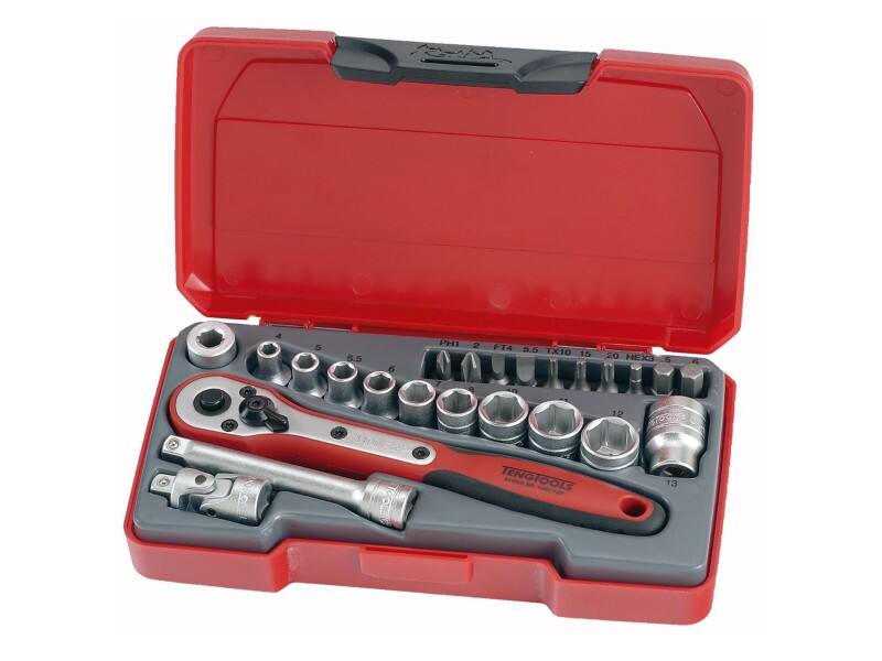 T1424 Socket Set of 24 Metric 1.4in Drive