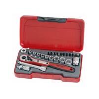 T1424 Socket Set of 24 Metric 1.4in Drive