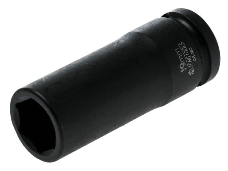 Deep Impact Socket Hexagon 6 Point 1.2in Drive 19mm
