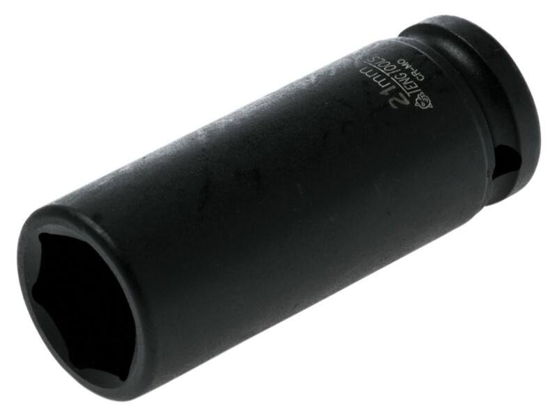 Deep Impact Socket Hexagon 6 Point 1.2in Drive 21mm