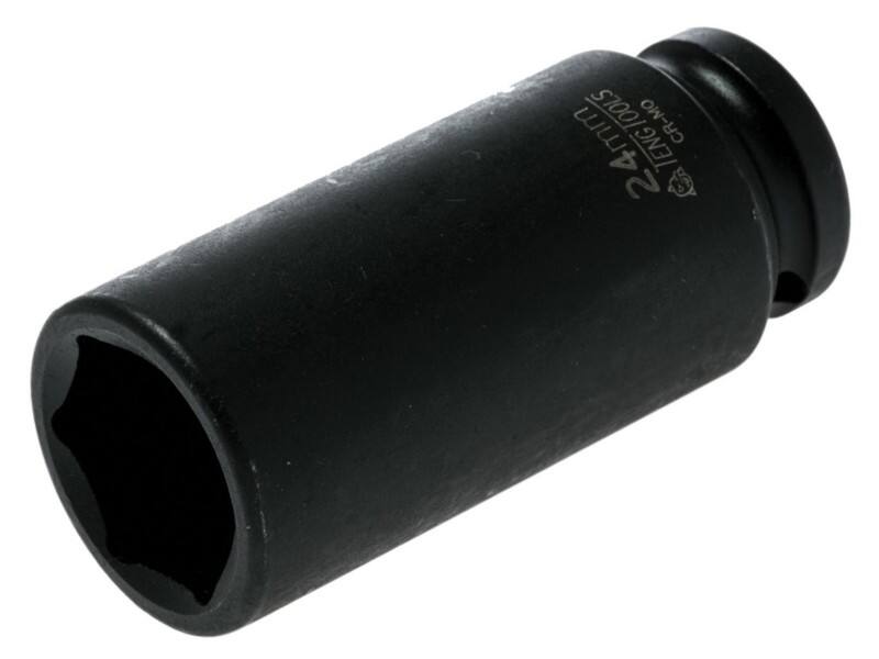 Deep Impact Socket Hexagon 6 Point 1.2in Drive 24mm