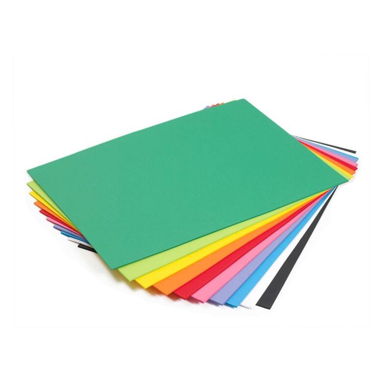 Tutorcraft Coloured Paper Assorted  225 gsm Uncoated 100 Sheets
