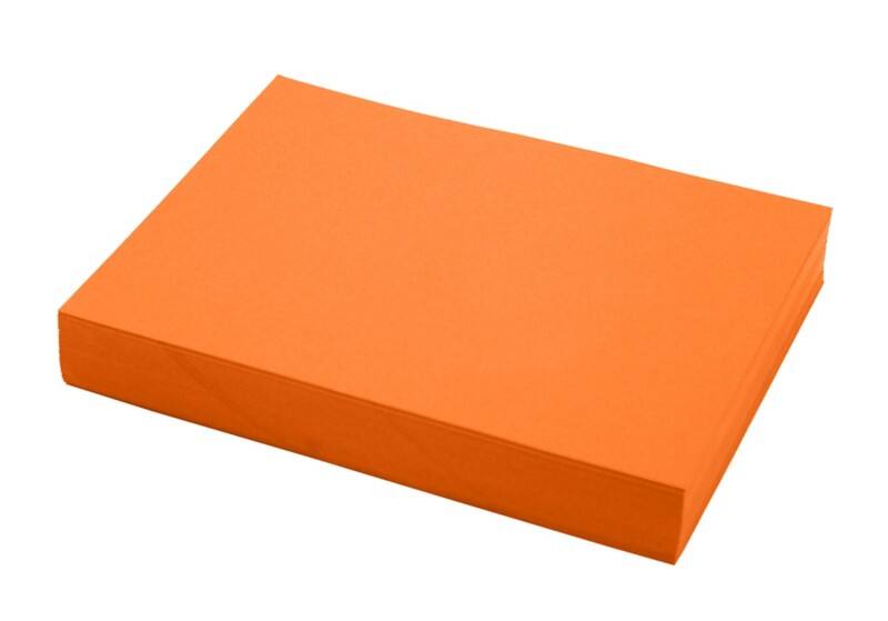 Tutorcraft A4 Crafting Paper Orange  Uncoated 100 Sheets