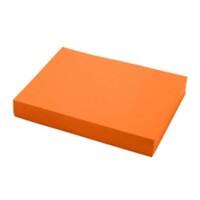 Tutorcraft Coloured Card A4 225 gsm Orange Pack of 100 Sheets