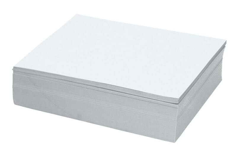 Tutorcraft A4 Decoration Paper White  Uncoated 1000 Sheets