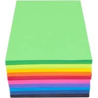 Tutorcraft Mulitcoloured Papers A4 110 gsm 10 Different Colours with 100 Sheets each